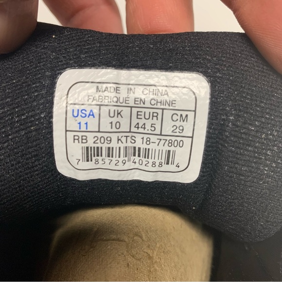 REEBOK RB209 KTS18-77800 MID METAL STEEL AND PLASTIC BASEBALL CLEATS NEW MENS 11 - Picture 7 of 7